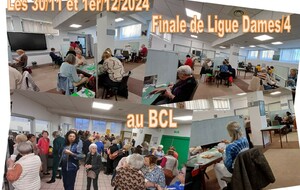 Finale de Ligue Dames par 4 Performance au BCL les 30/11 & 1er/12 2024