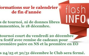 Calendrier de fin d'année