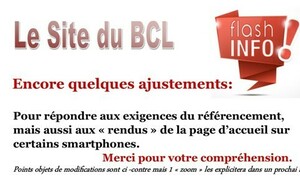 Modifications du site