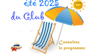 Au programme de l'été du Club