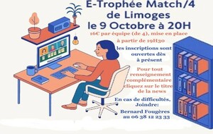 Renseignements sur le Par 4 RéalBridge de Limoges du 9 octobre