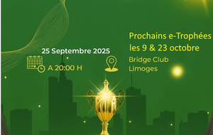 Podium des 64 équipes présentes au e-Trophée Match/4 RealBridge du 25 septembre 2025