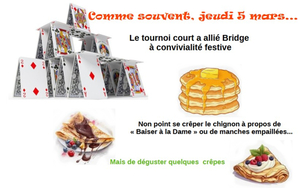 Tournoi Court du jeudi 5 mars