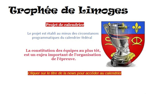 Calendrier du Trophée de Limoges