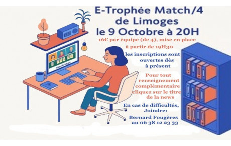 Renseignements sur le Par 4 RéalBridge de Limoges du 9 octobre