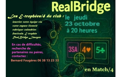 E-Trophée Match/ 4 de Limoges du 23 Octobre