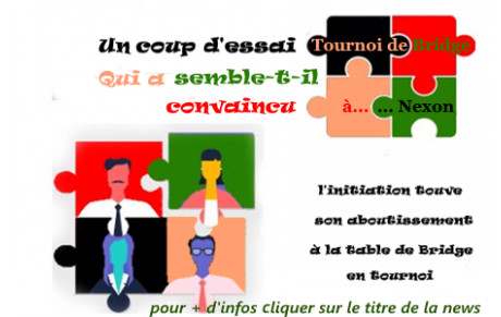 Tournoi de Bridge à NEXON