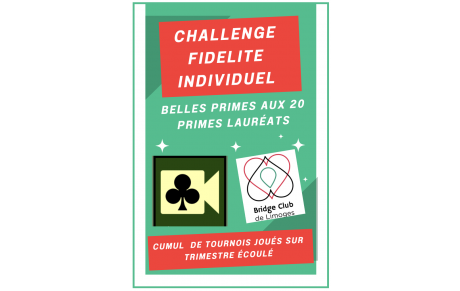 Challenge Fidélité  Individuel sur Realbridge pour le  2ème trimestre 2026